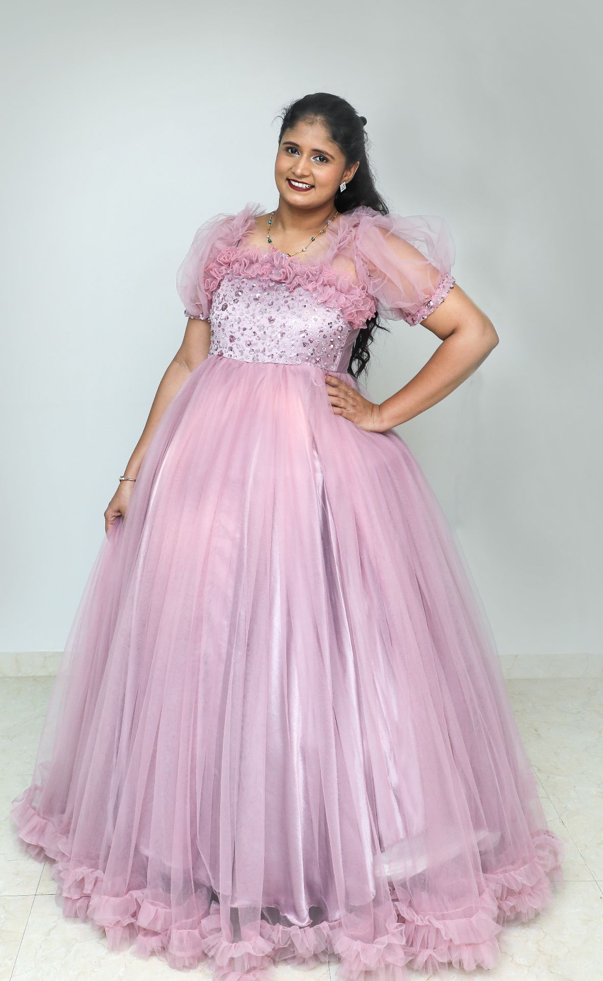 Peach Princess Gown